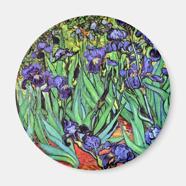 Vincent Van Gogh - Ire - Blume Lover Fine Art Magnet (Vorne)