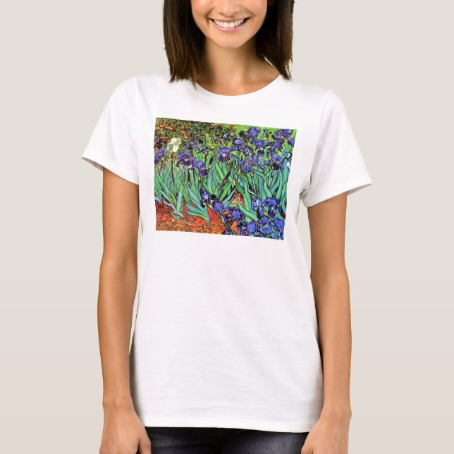 Vincent Van Gogh - Ire - Blume Lover Fine Art T-Shirt (Vorderseite)