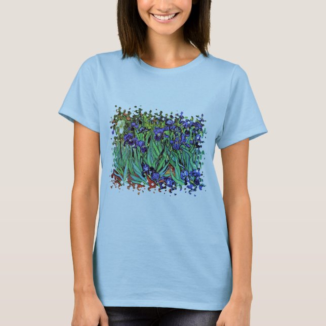 Vincent Van Gogh - Ire - Blume Lover Fine Art T-Shirt (Vorderseite)