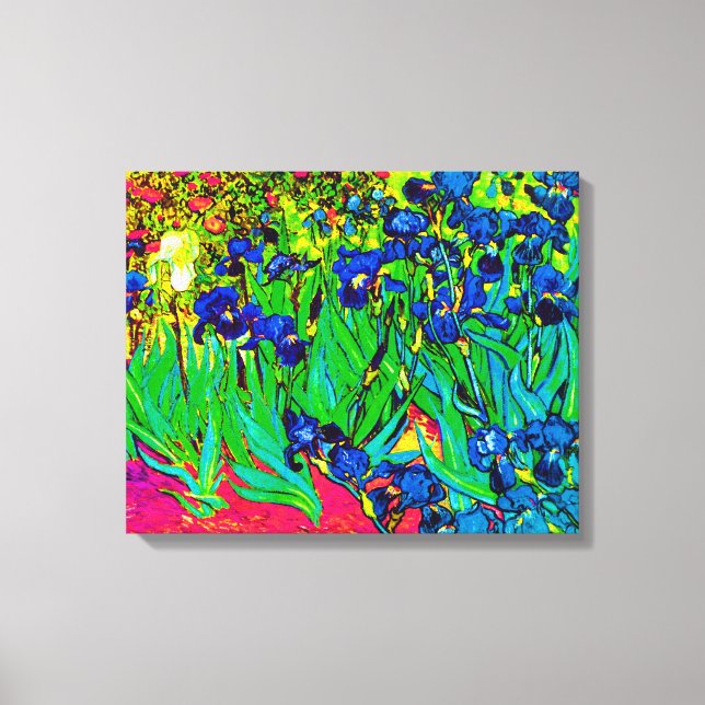 Vincent Van Gogh - Ire - Blume Lover Pop Art Leinwanddruck (Vorderseite)