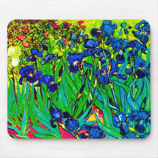 Vincent Van Gogh - Ire - Blume Lover Pop Art Mousepad (Vorne)