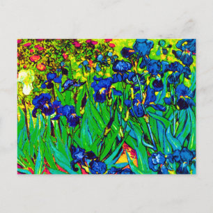 Vincent Van Gogh - Ire - Blume Lover Pop Art Postkarte