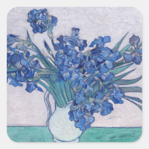 Vincent Van Gogh. Ire Quadratischer Aufkleber
