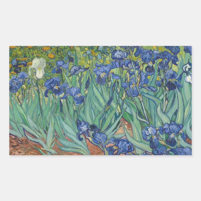 Vincent van Gogh - Ire Rechteckiger Aufkleber (Vorderseite)