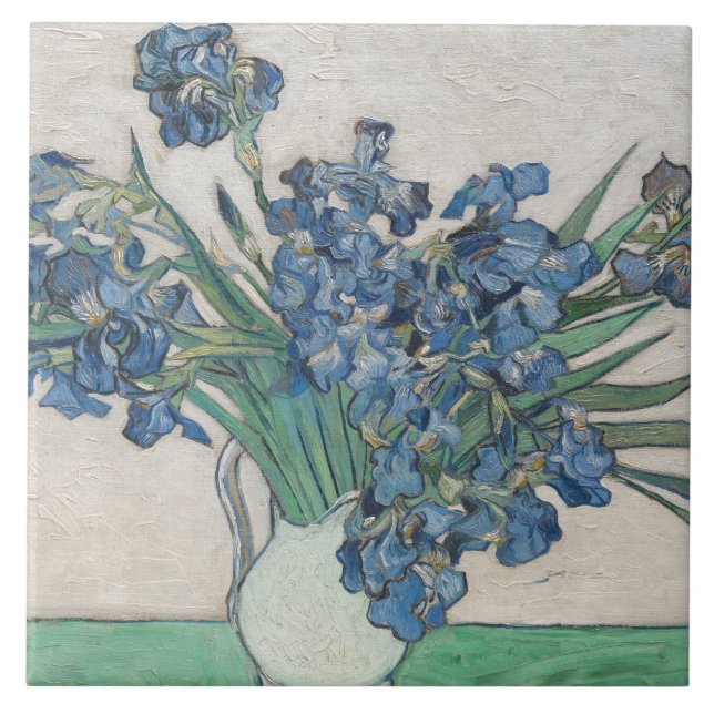 Vincent van Gogh - Iris Fliese (Vorderseite)