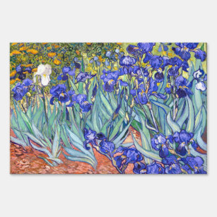 Vincent Van Gogh Irisch Vintage Kunstkunst Schild