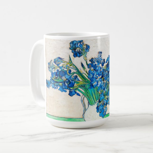Vincent van Gogh IRISES AND ROSE Tasse (Vorderseite Links)