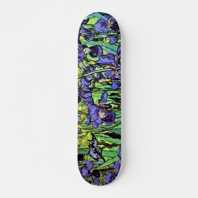 Vincent Van Gogh Irises - Blume Lover Skateboard (Vorne)