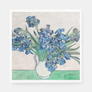 Vincent Van Gogh Irises. Blumenimpressionismus Serviette