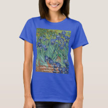 Vincent van Gogh Irises den T - Shirt der Frauen