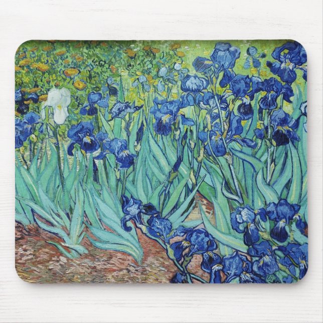 Vincent van Gogh Irises Mousepad (Vorne)