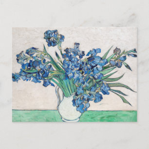 Vincent van Gogh Irises Painting Postcard   Floral Postkarte