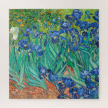 Vincent Van Gogh Irises Vintag Fine Art Puzzle<br><div class="desc">Vincent Van Gogh Irises Vintage Kunst Jigsaw Puzzle.</div>