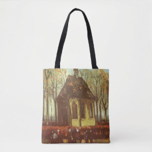 Vincent van Gogh - Kapelle in Nuenen, Kirchgänger