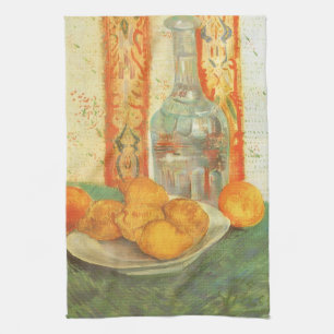 Vincent van Gogh - Karaffe und Zitronen auf einem  Geschirrtuch