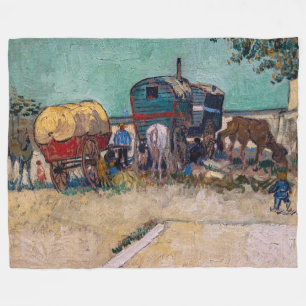 Vincent van Gogh - Karawanen, Zigeunerlager bei Ar Fleecedecke
