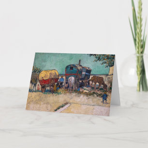 Vincent van Gogh - Karawanen, Zigeunerlager bei Ar Karte