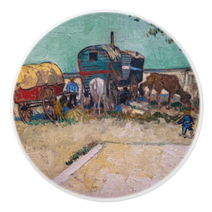 Vincent van Gogh - Karawanen, Zigeunerlager bei Ar Keramikknauf
