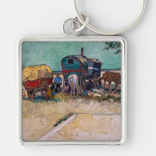 Vincent van Gogh - Karawanen, Zigeunerlager bei Ar Schlüsselanhänger