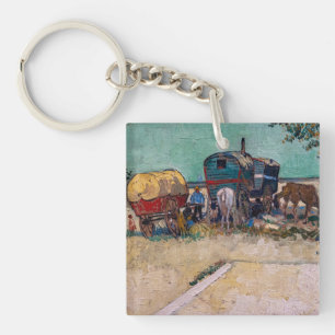 Vincent van Gogh - Karawanen, Zigeunerlager bei Ar Schlüsselanhänger