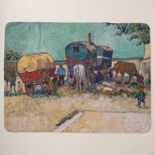 Vincent van Gogh - Karawanen, Zigeunerlager bei Ar Sherpadecke