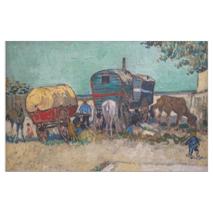 Vincent van Gogh - Karawanen, Zigeunerlager bei Ar Stoff