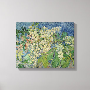Vincent van Gogh  Kastanienzweige mit Blüten Leinwanddruck