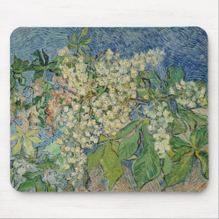 Vincent van Gogh  Kastanienzweige mit Blüten Mousepad