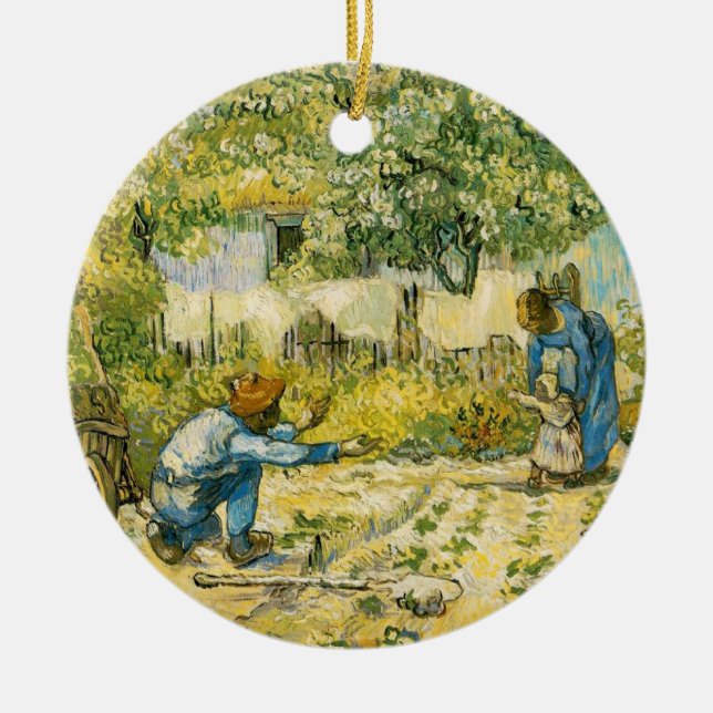 Vincent van Gogh Keramik Ornament (Vorne)