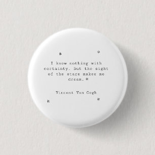 Vincent van Gogh-Knopf Button