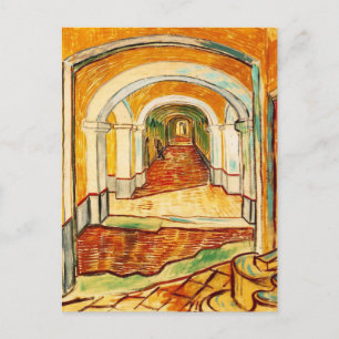 Vincent van Gogh Korridor im Asylverfahren Postkarte