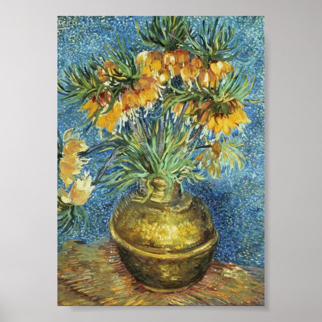 Vincent van Gogh - Kronkaiserliche Fritillerien Poster (Vorne)