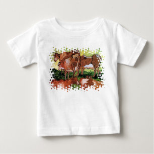 Vincent Van Gogh - Kühe (Nach Jordaens) Kunstwerk Baby T-shirt