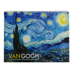 Vincent Van Gogh Künstler Vintage Fine Art 2024 Kalender