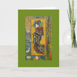 Vincent Van Gogh - La Courtisane Birthday Card. Karte