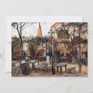 Vincent Van Gogh - La Guinguette auf Montmartre Einladung