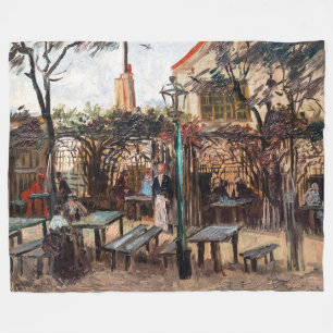 Vincent Van Gogh - La Guinguette auf Montmartre Fleecedecke