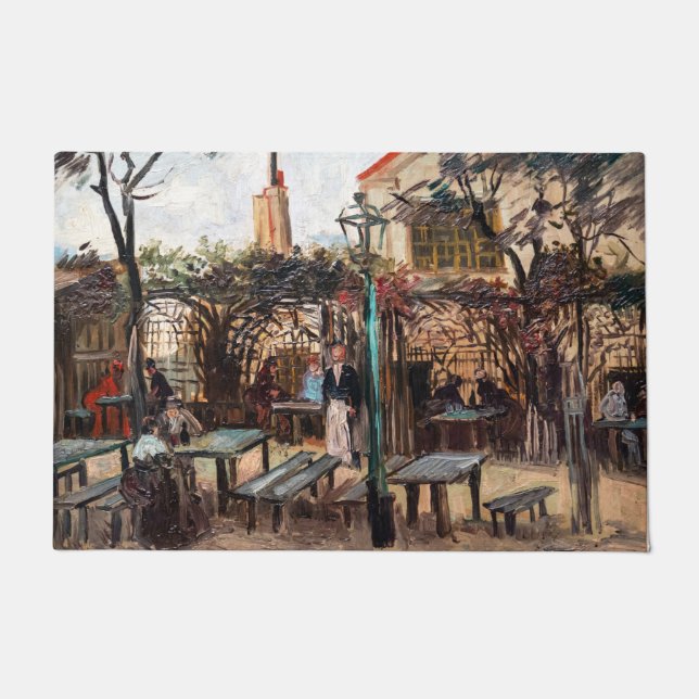 Vincent Van Gogh - La Guinguette auf Montmartre Fußmatte (Vorderseite)