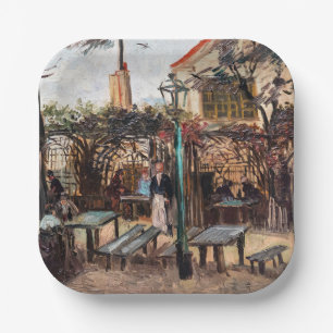 Vincent Van Gogh - La Guinguette auf Montmartre Pappteller