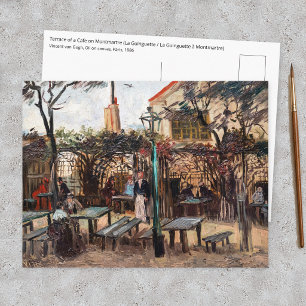 Vincent Van Gogh - La Guinguette auf Montmartre Postkarte