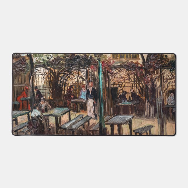 Vincent Van Gogh - La Guinguette auf Montmartre Schreibtischunterlage (Vorderseite)