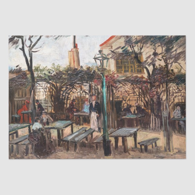 Vincent Van Gogh - La Guinguette auf Montmartre Seidenpapier (Vorderseite)