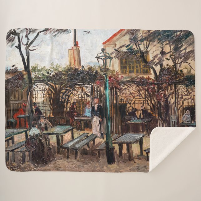 Vincent Van Gogh - La Guinguette auf Montmartre Sherpadecke (Vorderseite (Horizontal))