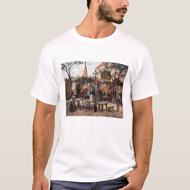 Vincent Van Gogh - La Guinguette auf Montmartre T-Shirt (Vorderseite)