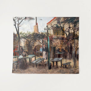 Vincent Van Gogh - La Guinguette auf Montmartre Wandteppich