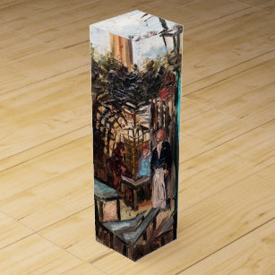 Vincent Van Gogh - La Guinguette auf Montmartre Weinbox