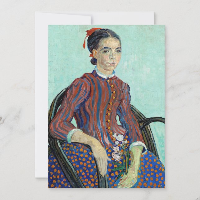 Vincent van Gogh - La Mousme Einladung (Vorderseite)