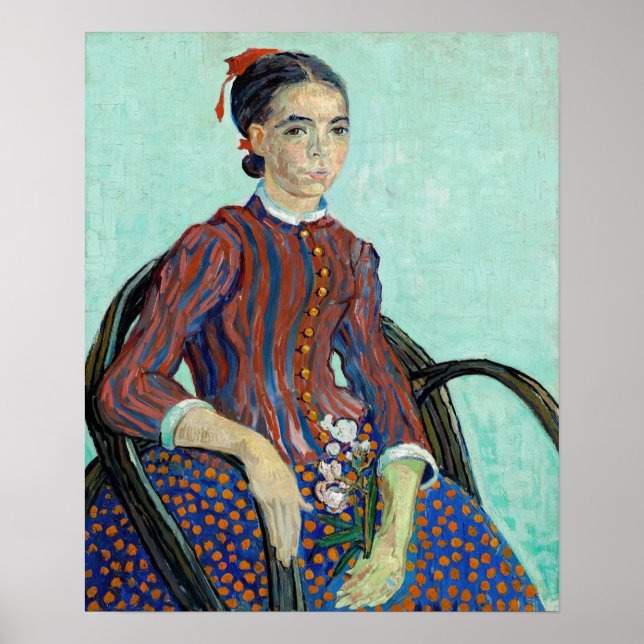 Vincent van Gogh - La Mousme Poster (Vorne)