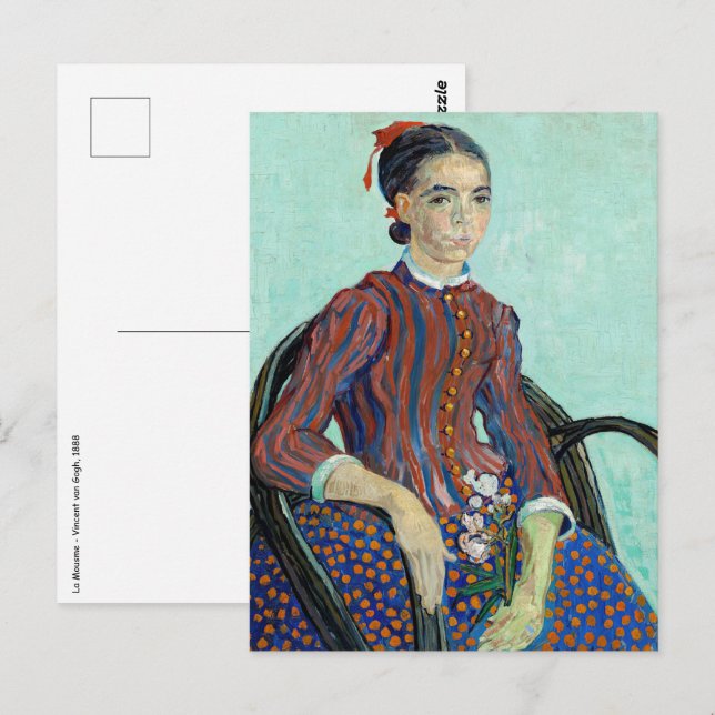 Vincent van Gogh - La Mousme Postkarte (Vorne/Hinten)