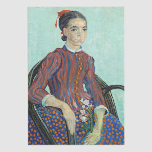 Vincent van Gogh - La Mousme Seidenpapier